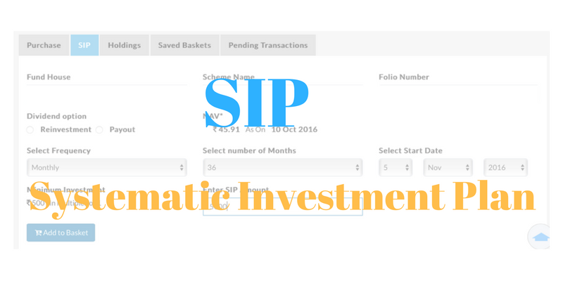 SIP, Systematic Investment Plan